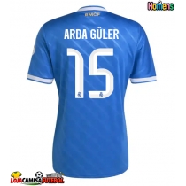 Camisa de Futebol Real Madrid Arda Guler #15 Equipamento Alternativo 2025-26 Manga Curta